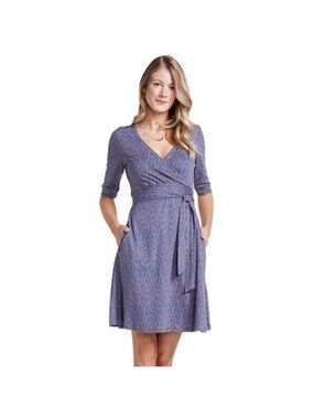 Toad & Co Cue‎ Wrap Cafe Dress